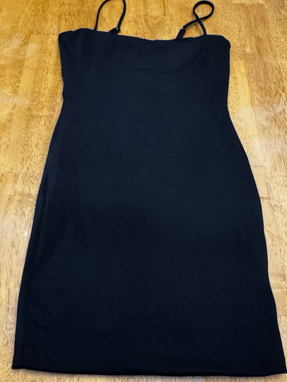 Forever 21 Black Bodycon Cami Mini Slip Dress - Size Small